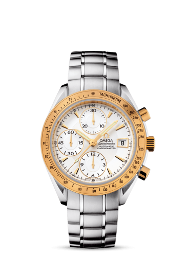 Omega Speedmaster Date 40 Stainless Steel / Yellow Gold / Silver / Bracelet